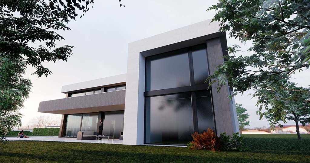 Diseño casa moderna MYSTRAL piscina 2