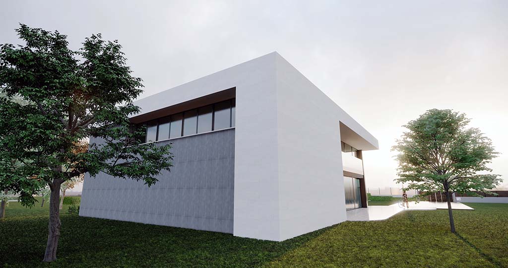 Diseño casa moderna MYSTRAL piscina 3